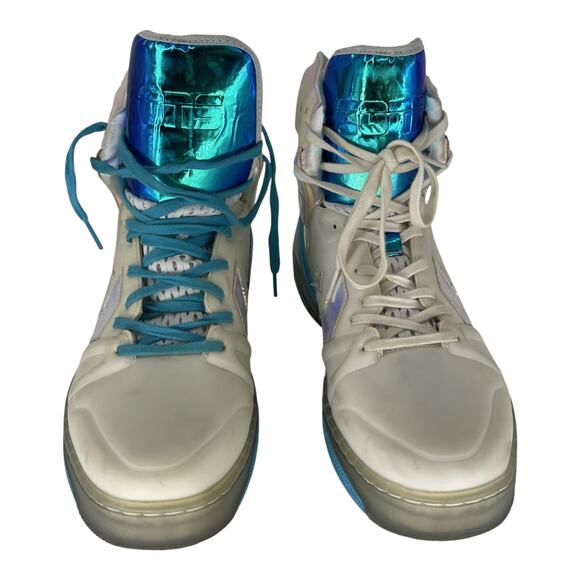 Converse ERX Impress High Top Mens Size 11.5 Iridescent White Sneakers - Picture 5 of 12